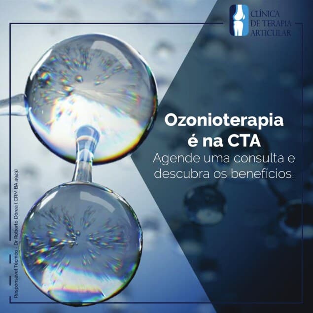 Post de social da CTA sobre ozonioterapia