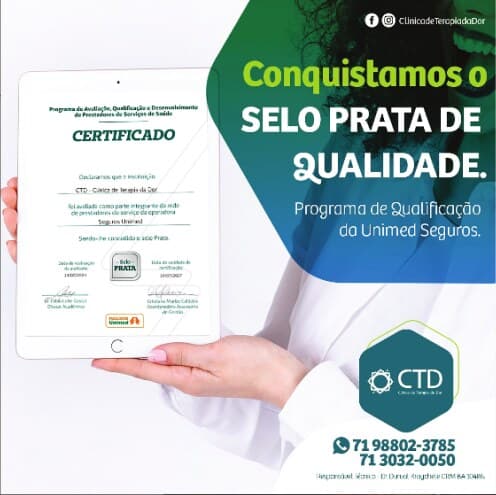Post de social da CTD sobre o selo Prata de Qualidade