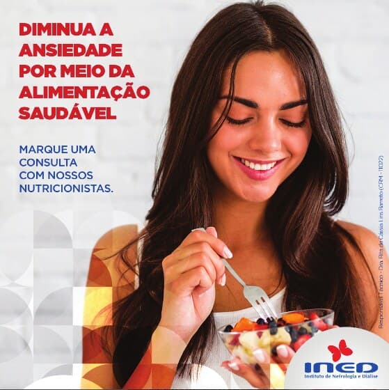 Post de social do INED sobre hábitos saudáveis e pré-diabetes